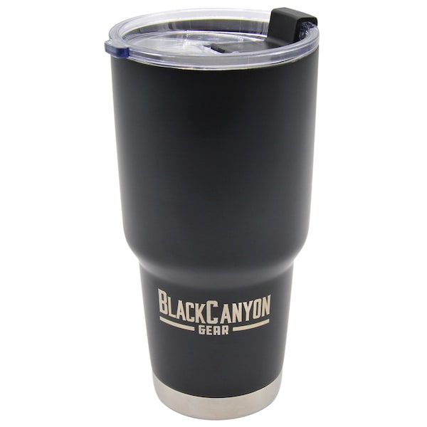 Blackcanyon Outfitters Tumbler with Flip Close Lid, Black, 32oz BCO32OZB - main
